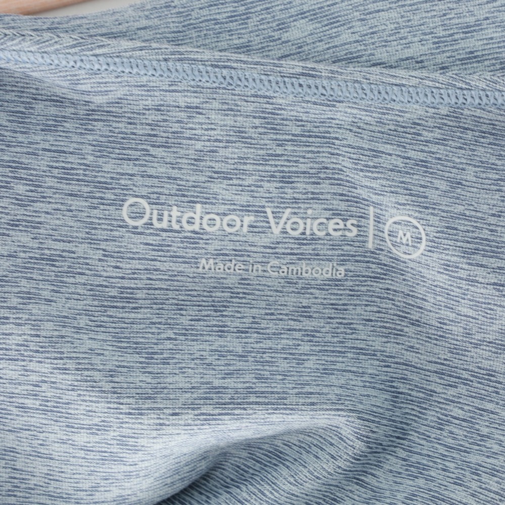 Outdoor Voices Tri Tone Splash Crop Top Sports Bra Size Medium - Picture 5 of 6